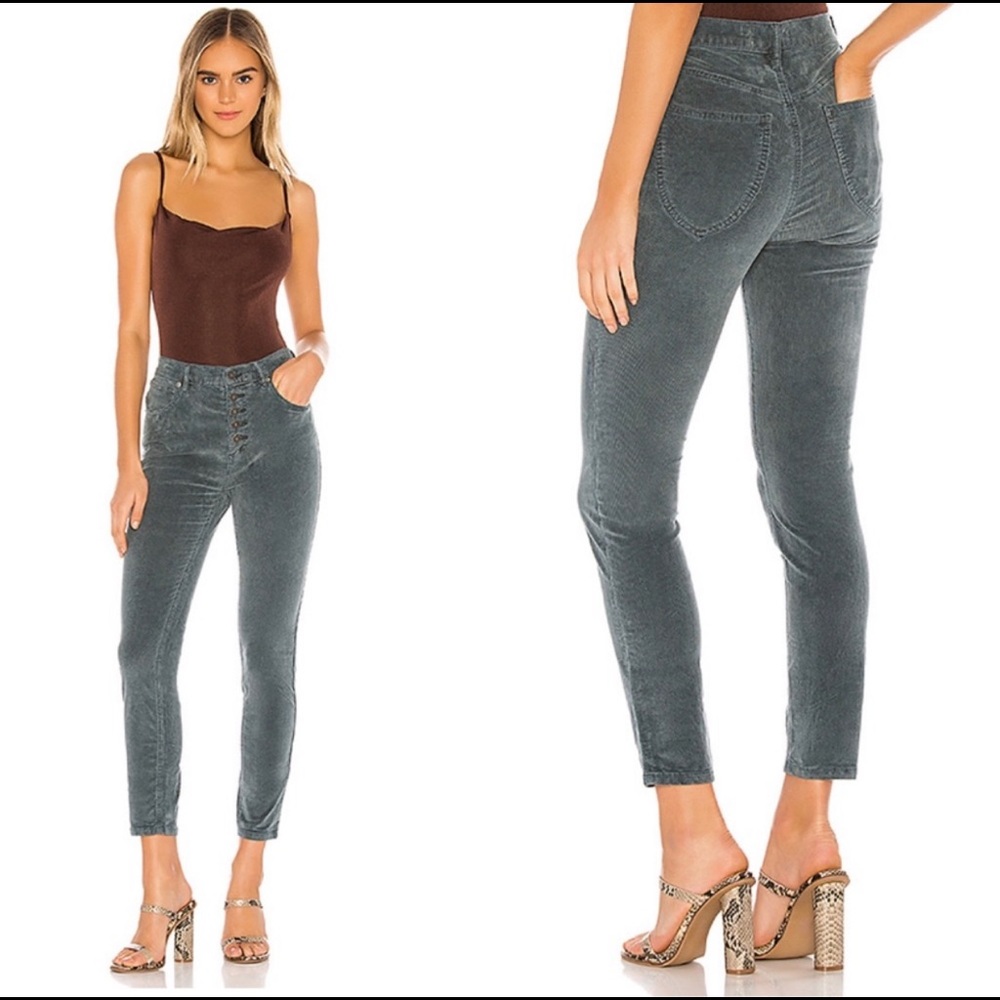 Free People Sun Chaser Cord Skinny Pants